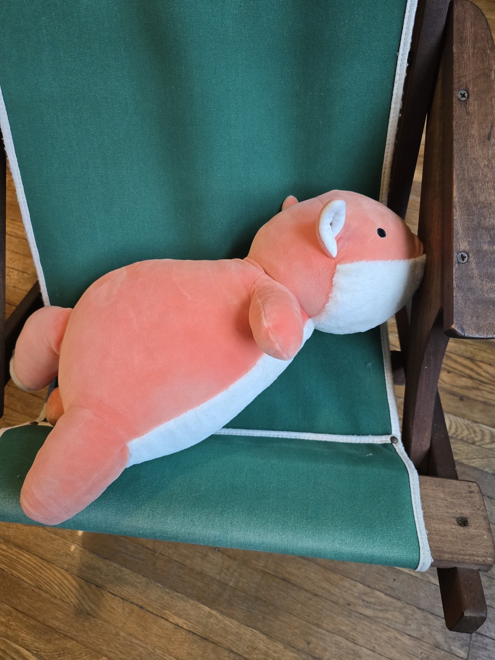 Fox Weighted Plush Pillow – Pillowfort Kids Therapy Toy Snuggle up NWOT - Picture 5 of 6